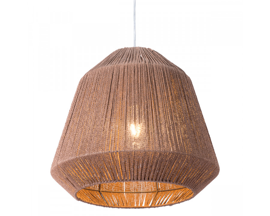 ZUO - Impala Ceiling Lamp in Brown