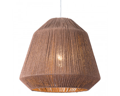 ZUO - Impala Ceiling Lamp in Brown