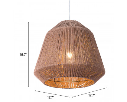 ZUO - Impala Ceiling Lamp in Brown