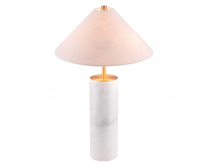 ZUO - Ciara Table Lamp in Beige/White