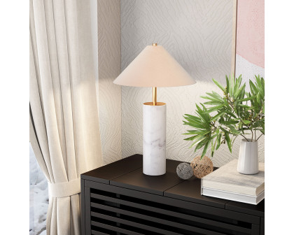 ZUO - Ciara Table Lamp in Beige/White