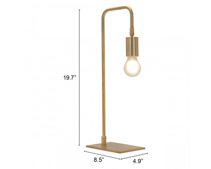 ZUO - Martia Table Lamp in Brass