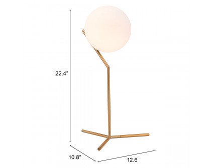 ZUO - Tirol Table Lamp in Brass