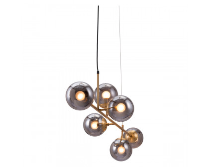 ZUO - Gisela Ceiling Lamp in Brass