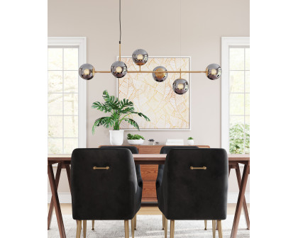 ZUO - Gisela Ceiling Lamp in Brass