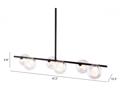 ZUO - Keyoz Ceiling Lamp in Black