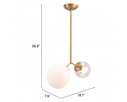 ZUO Constance Ceiling Lamp - Brass