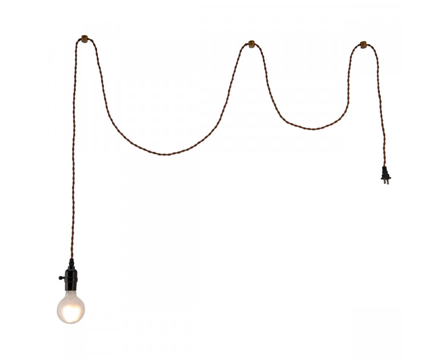 ZUO - Molly Ceiling Lamp in Brass