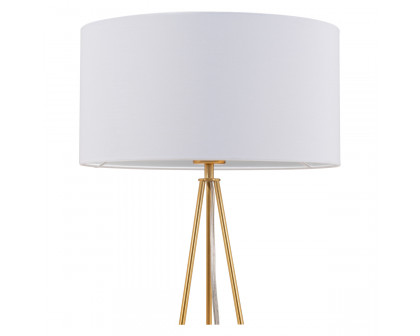 ZUO - Sascha Table Lamp in White/Brass