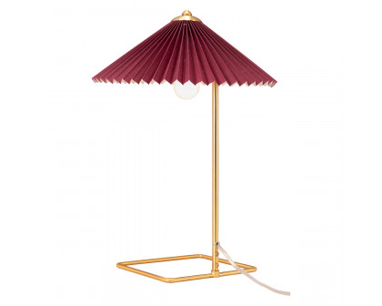 ZUO Charo Table Lamp - Red/Gold