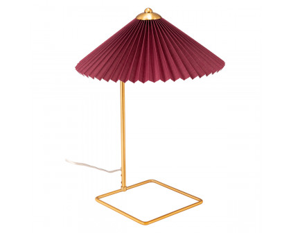 ZUO Charo Table Lamp - Red/Gold