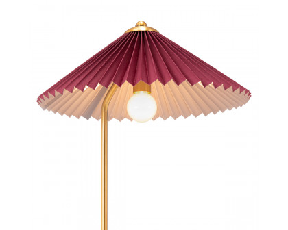 ZUO Charo Table Lamp - Red/Gold