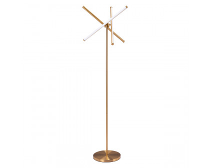 ZUO - Garza Floor Lamp in Brass