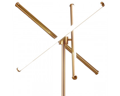 ZUO - Garza Floor Lamp in Brass