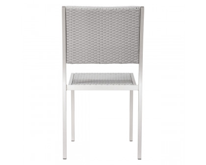 ZUO™ Metropolitan Armless Chair (Set Of 2) - Silver