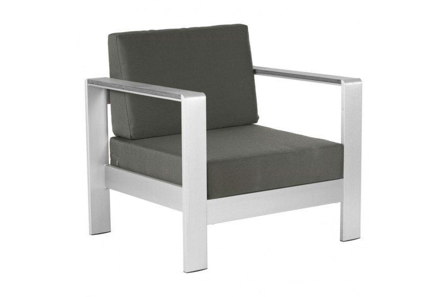 ZUO™ Cosmopolitan Arm Chair - Dark Gray