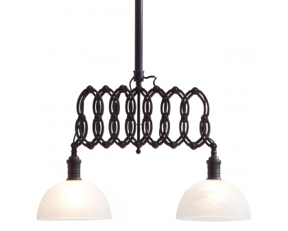 ZUO - Jade Ceiling Lamp in Antique Black/Gold