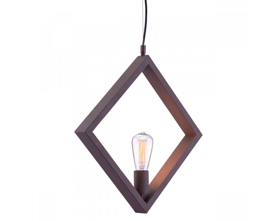 ZUO - Rotorura Ceiling Lamp in Rust