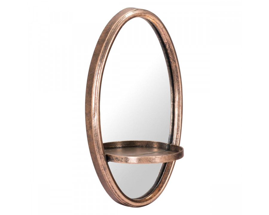 ZUO - Petite Ogee Shelf Mirror in Gold