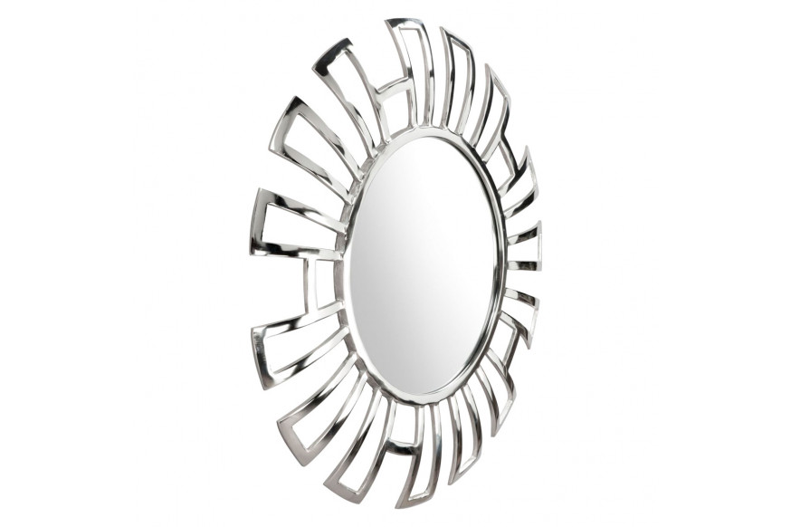 ZUO™ Calmar Round Mirror - Silver