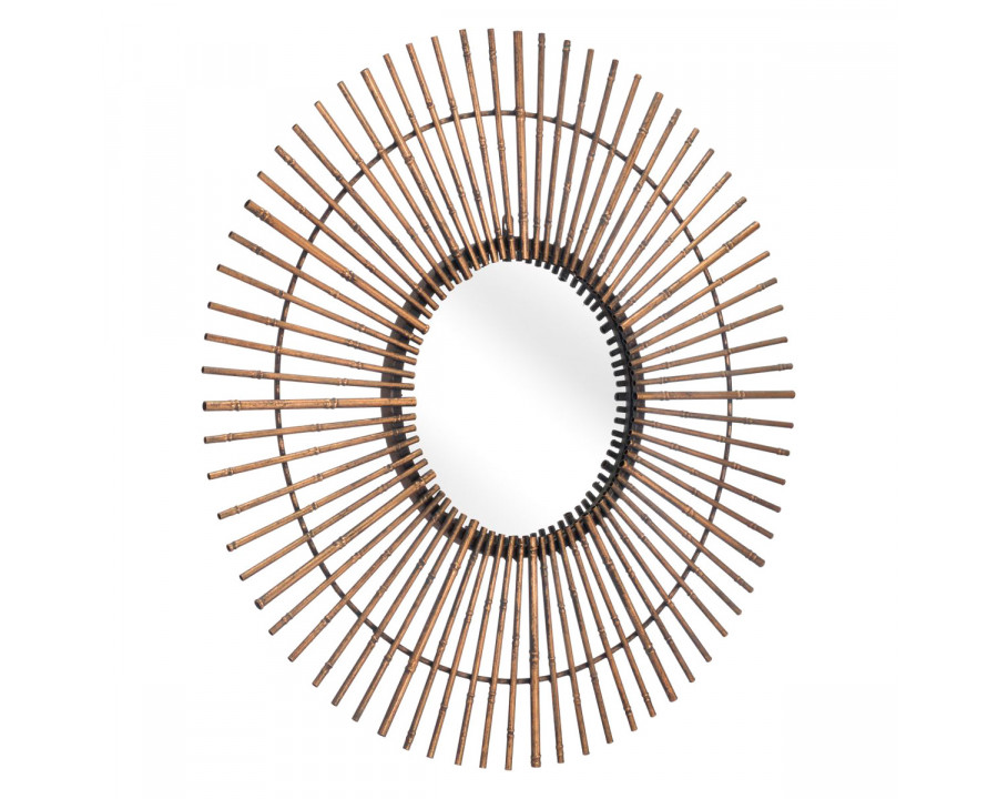 ZUO - Dimond Mirror in Gold