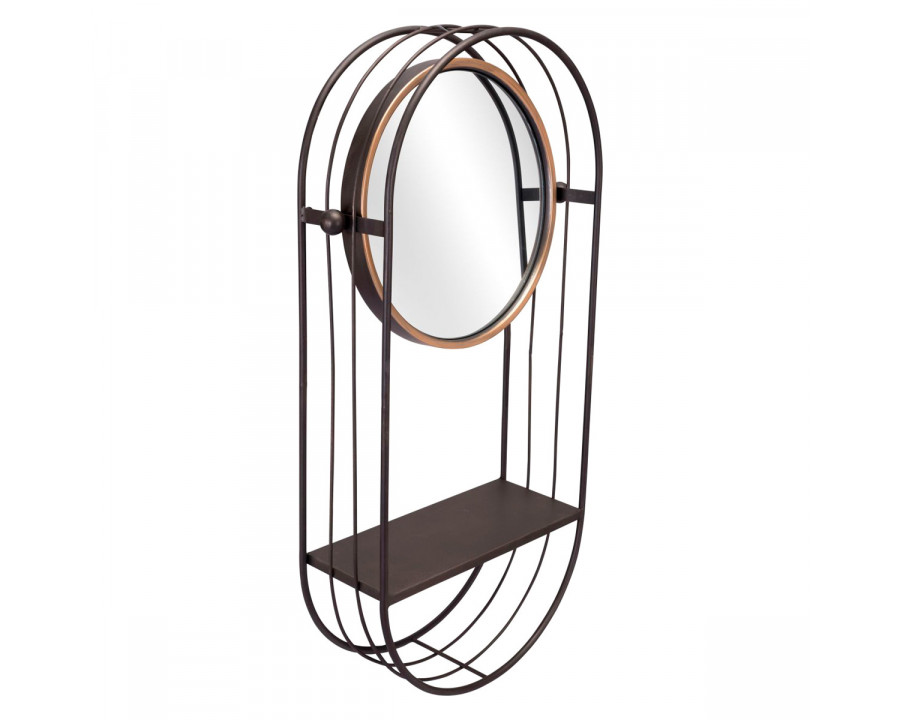 ZUO - Saroni Mirror Shelf in Gray