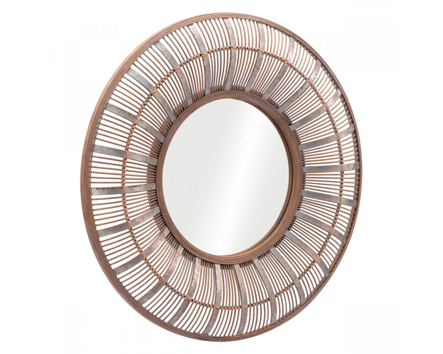 ZUO - Toto Mirror in Antique Gold