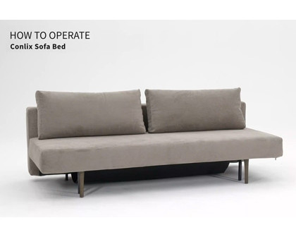 Conlix Sofa Bed Smoked Oak