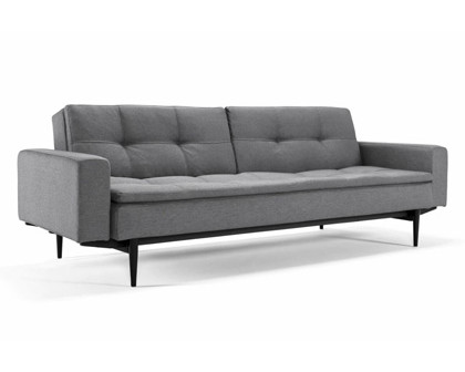 Dublexo Styletto Sofa Bed Dark Wood With Arms