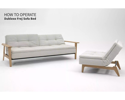 Dublexo Frej Sofa Bed Oak