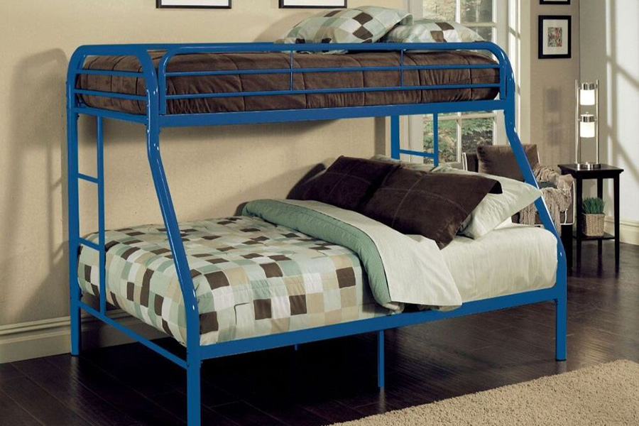 ACME Tritan Bunk Bed - Blue, Twin Over Full