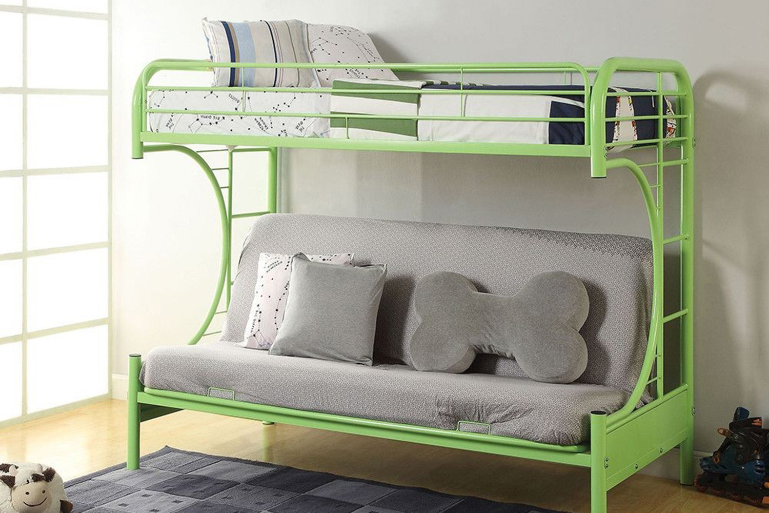 ACME - Eclipse Twin Over Full Futon Bunk Bed