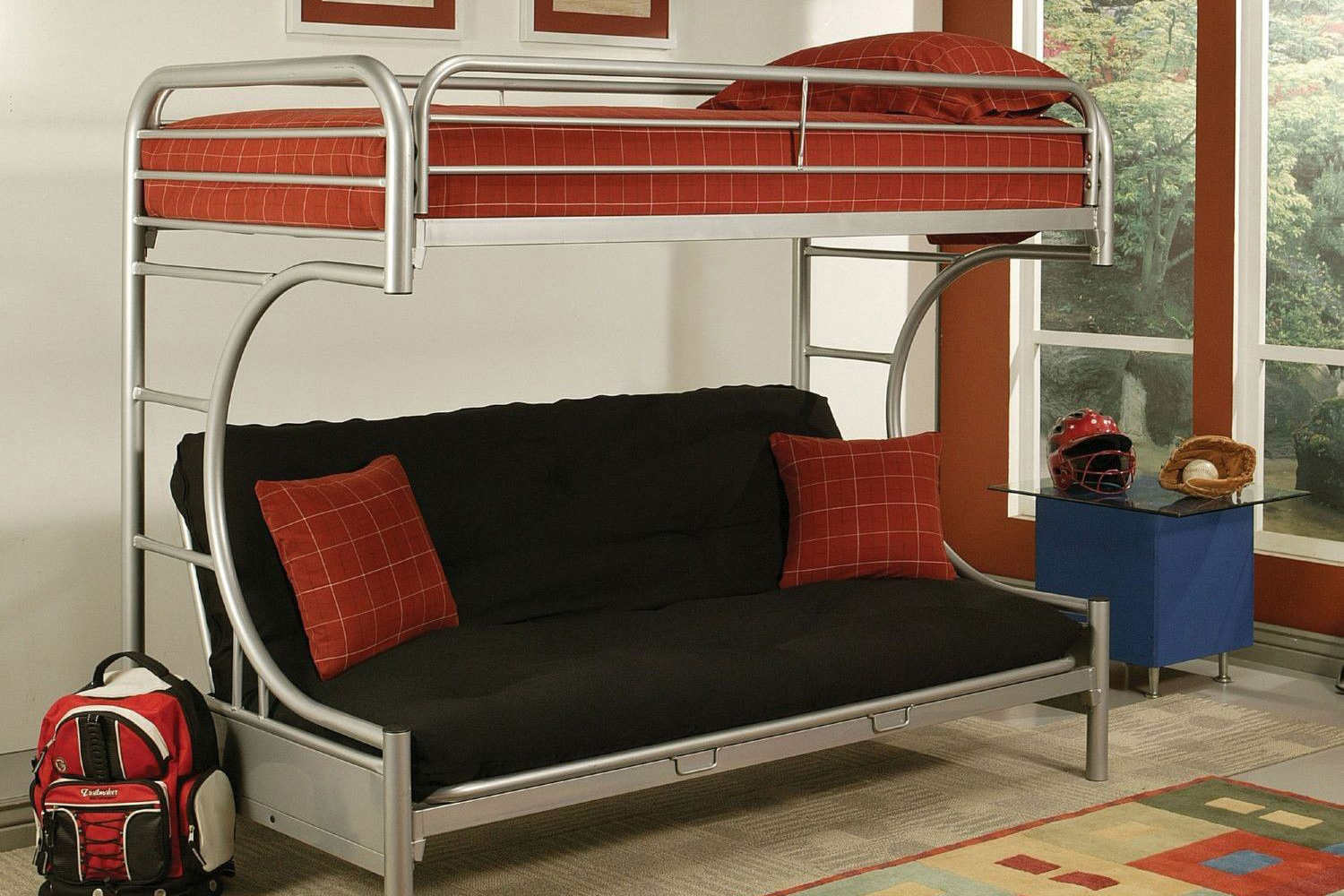 ACME - Eclipse Twin Over Full Futon Bunk Bed