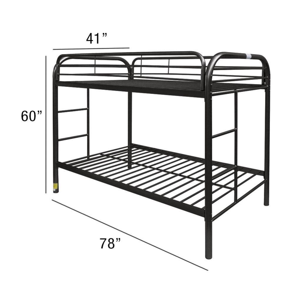 ACME Thomas Twin/Twin Bunk Bed - Black