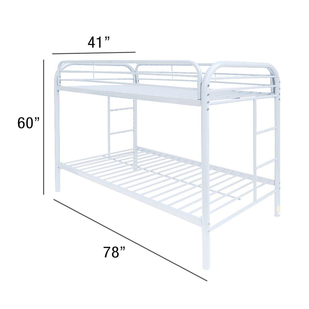 ACME Thomas Twin/Twin Bunk Bed - White