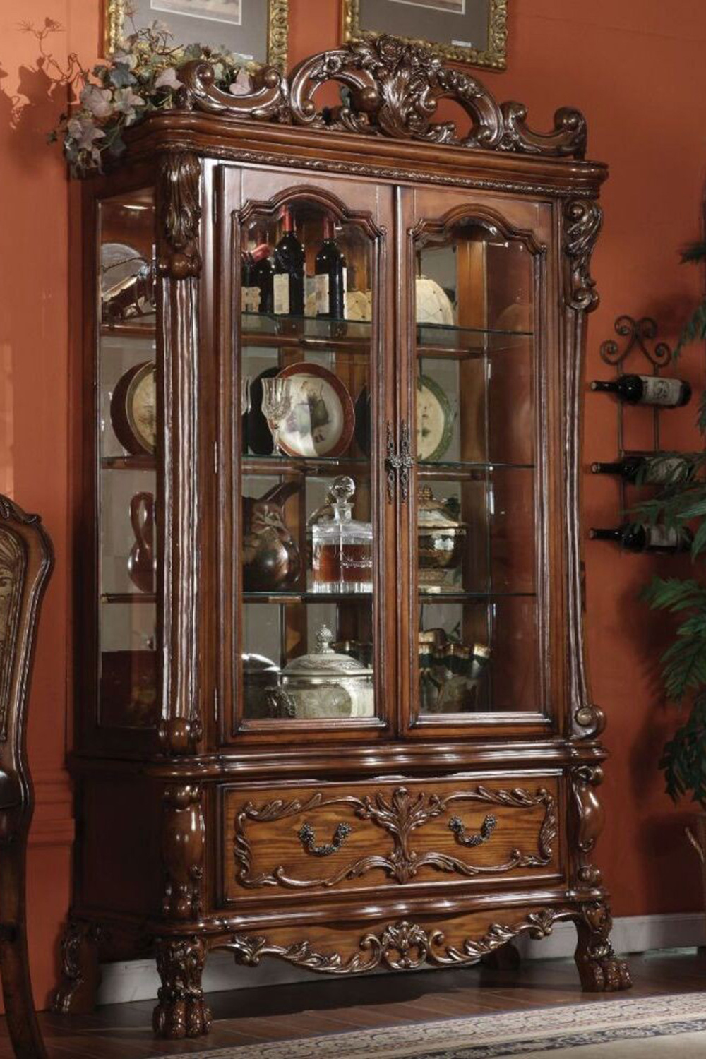 ACME - Dresden Curio Cabinet