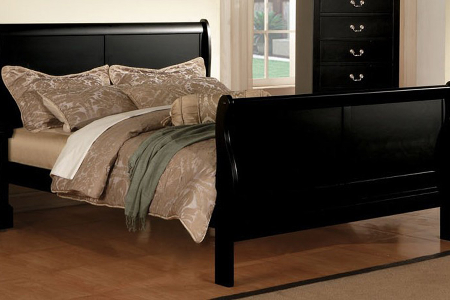 ACME - Louis Philipe III Sleigh Bed (louisphillippeiiibed1234)