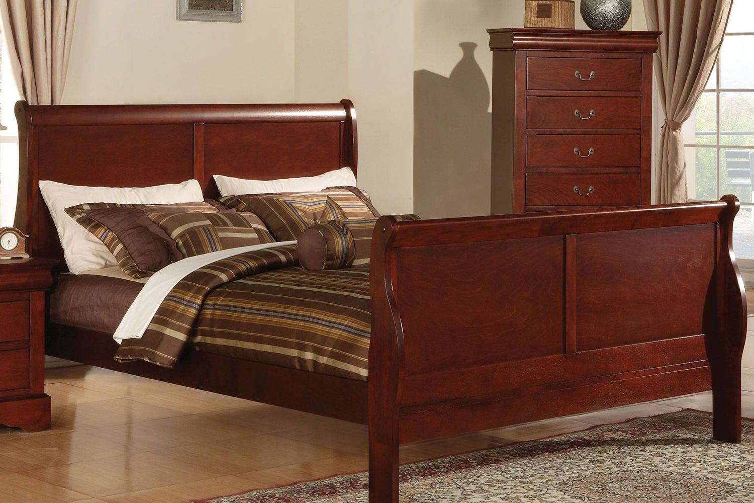 ACME - Louis Philipe III Sleigh Bed (louisphillippeiiibed1234)