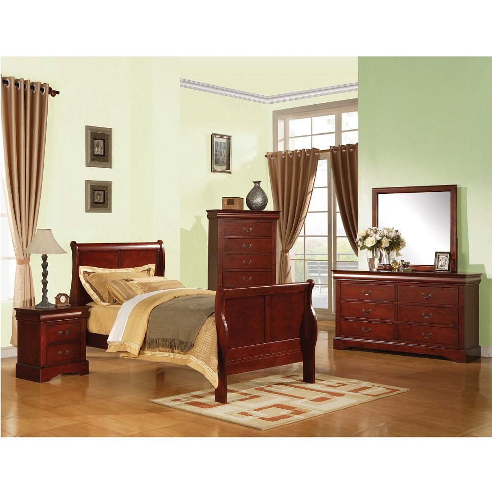 ACME - Louis Philipe III Sleigh Bed (qb04317)