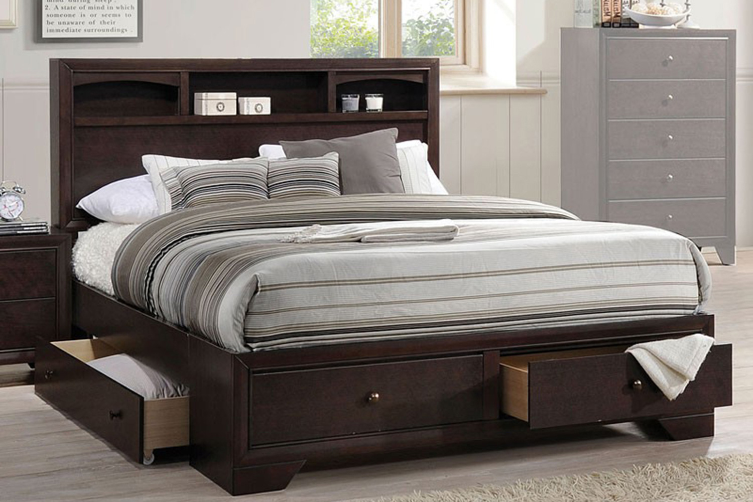 ACME - Madison II Bookcase Storage Bed