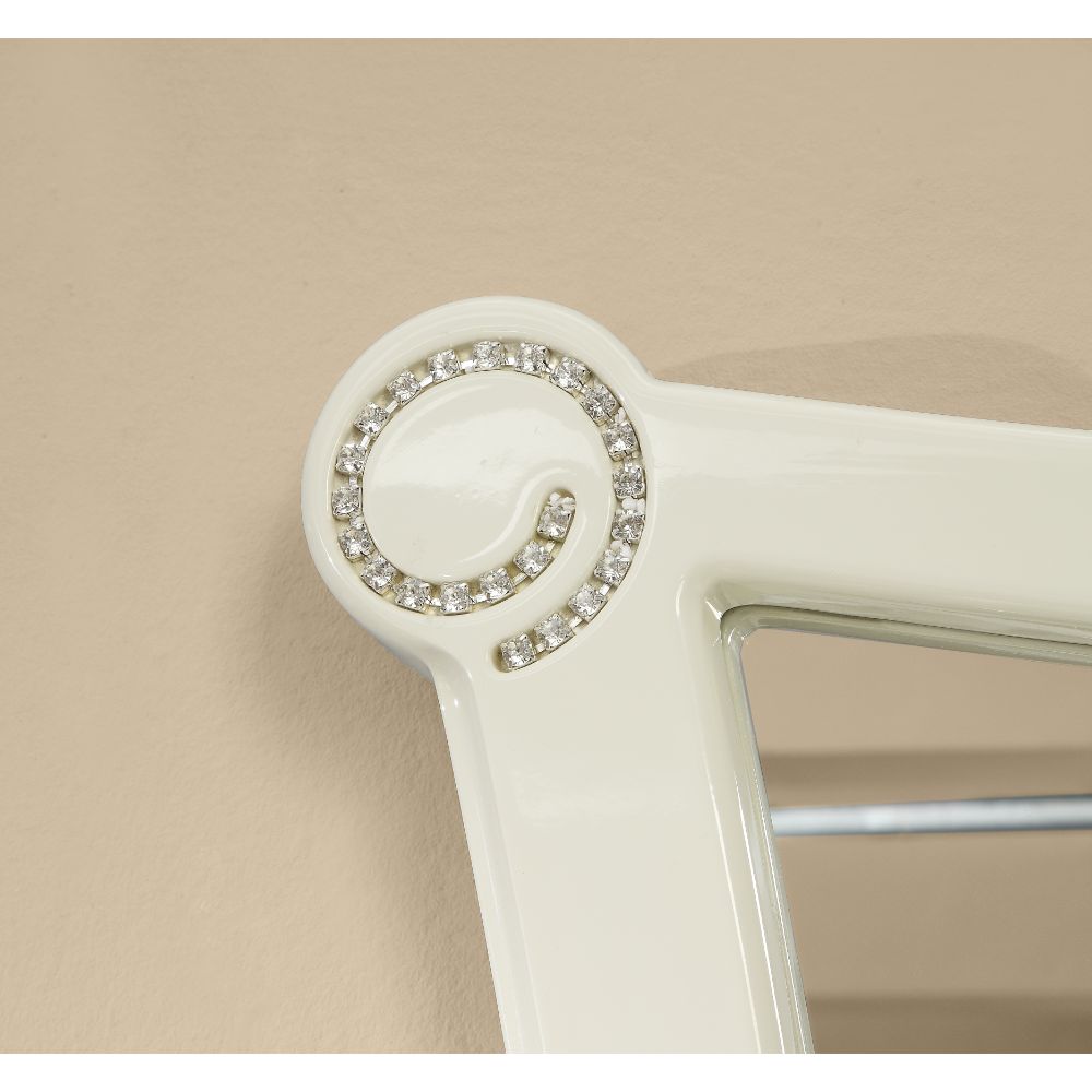 ACME - Bellagio Mirror in Ivory High Gloss