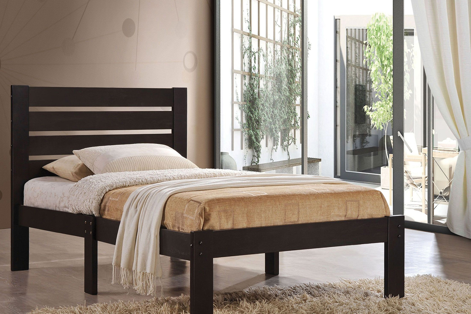 ACME - Kenney Espresso Platform Bed