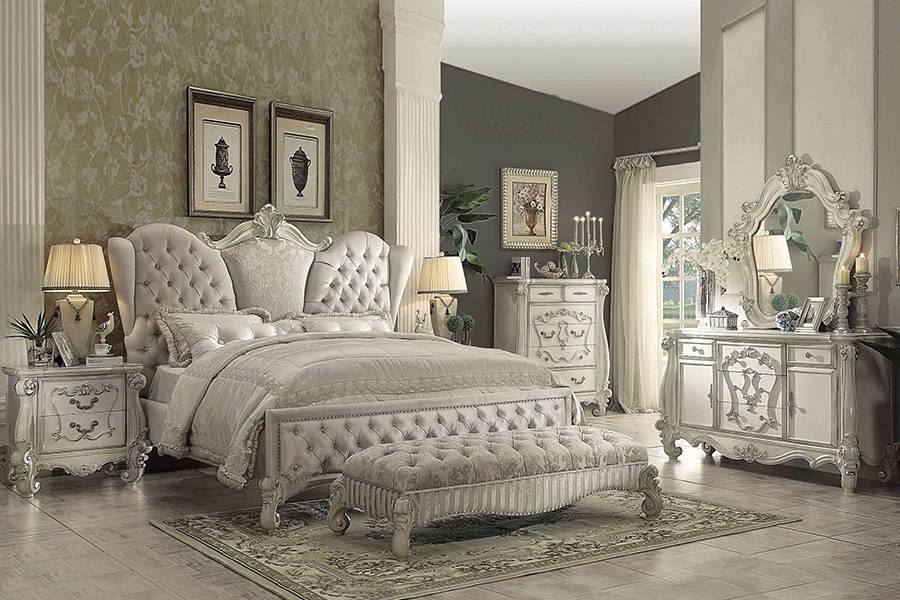 ACME - Versailles Upholstered Panel Bed