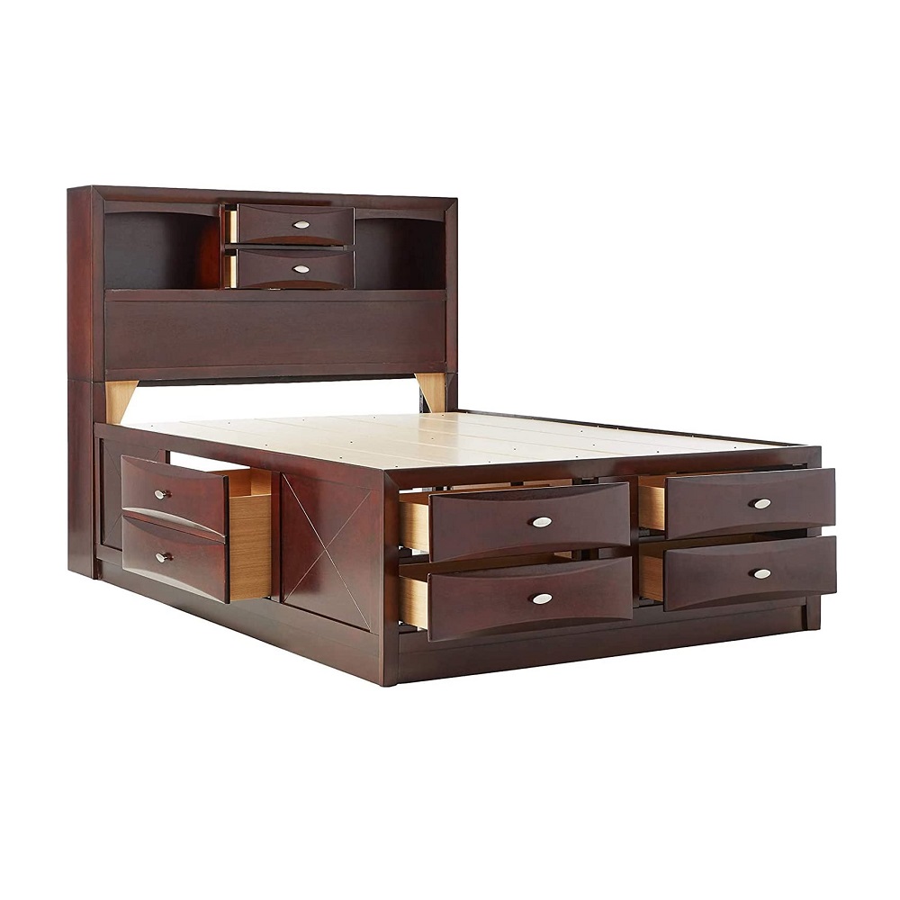 ACME Ireland Full Bed with Storage - Espresso