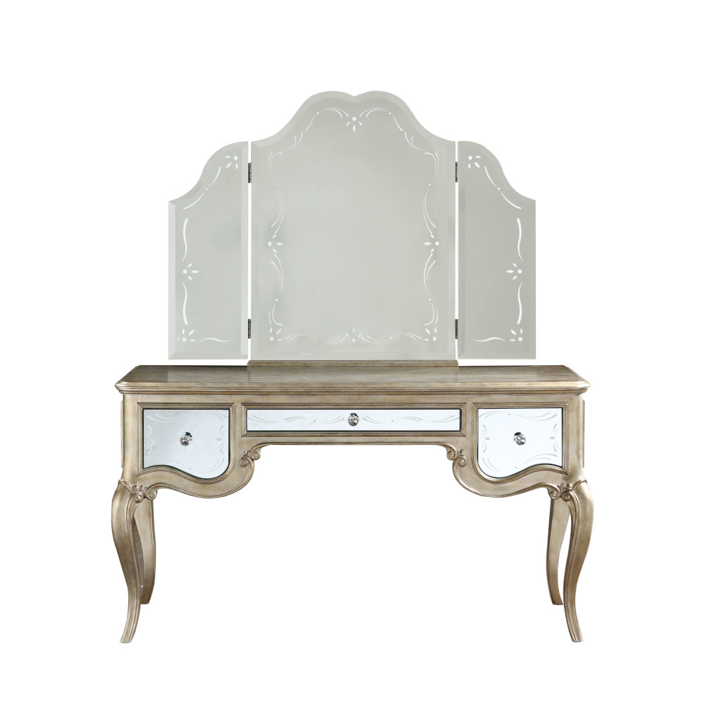 ACME - Esteban Vanity Mirror in Mirrored