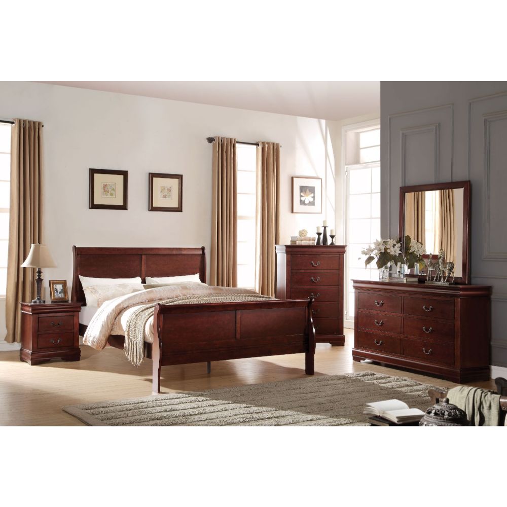 ACME - Louis Philipe Sleigh Bed