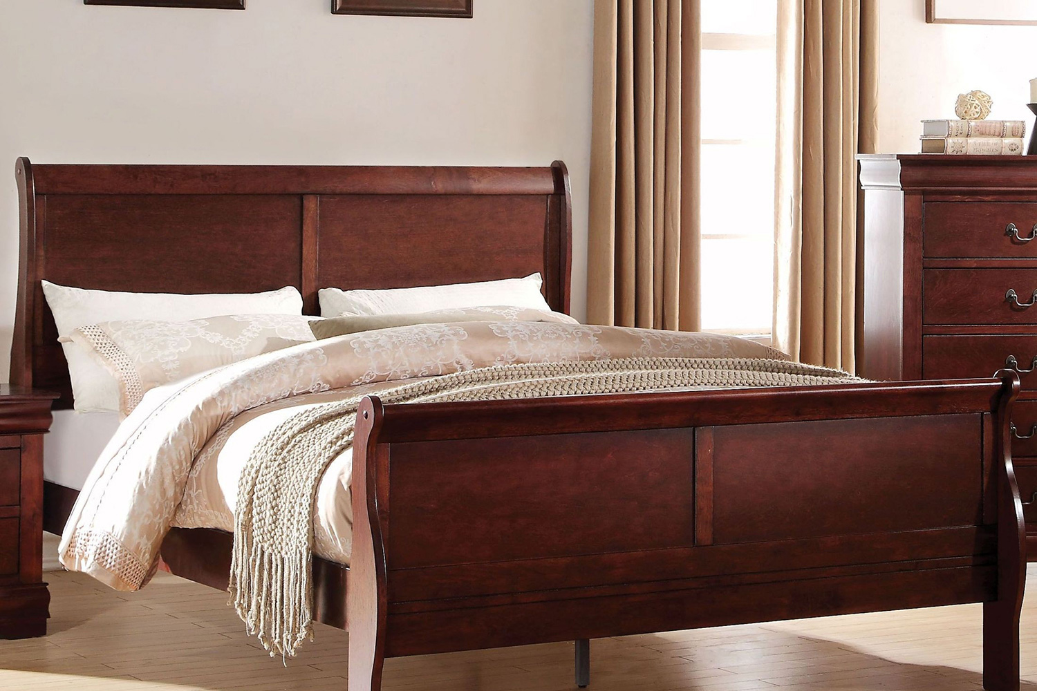 ACME - Louis Philipe Sleigh Bed