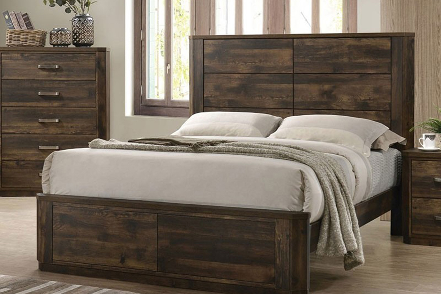 ACME Elettra Panel Bed - Queen Size