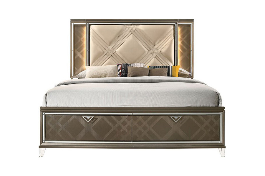 ACME Skylar Storage Bed - King Size