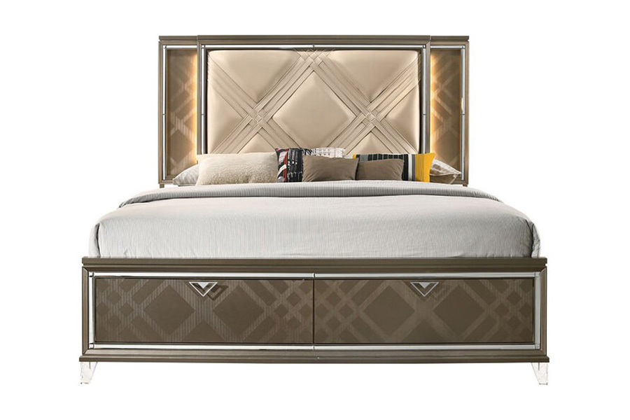 ACME Skylar Storage Bed - Queen Size